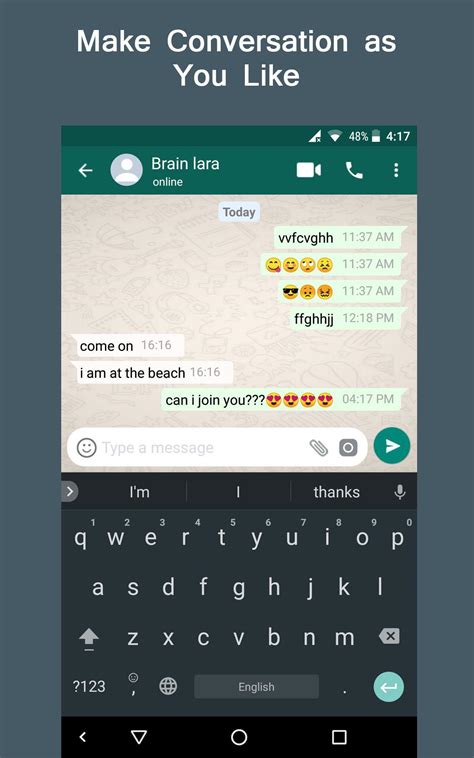 web whatsapp fake chat  We encourage you to think carefully before you decide to share something with your WhatsApp contacts